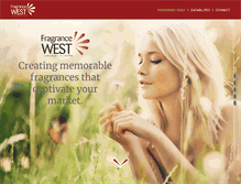 Tablet Screenshot of fragrancewest.com